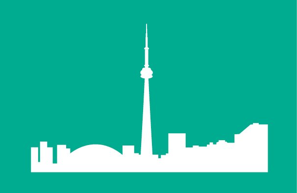 Toronto skyline icon